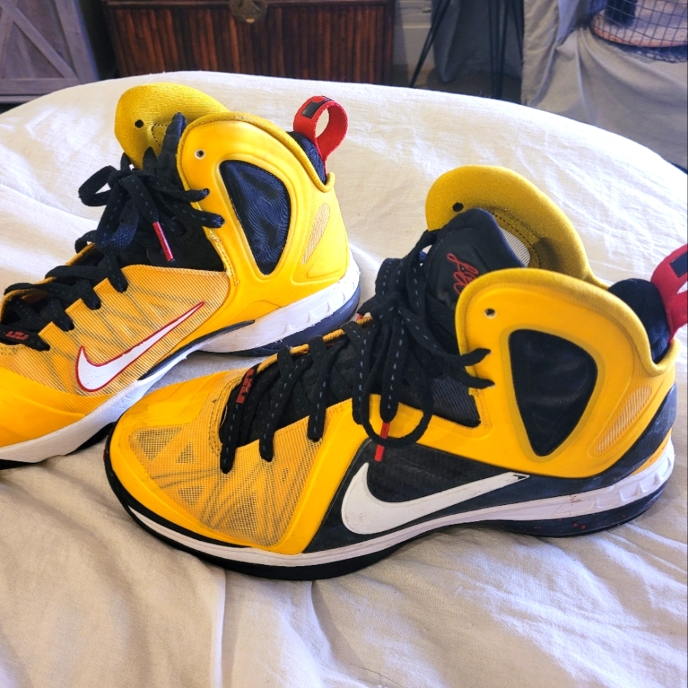 2012 Nike LeBron 9 P.S. Elite 'Taxi' Mens Sneakers 8.5